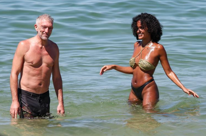    "Венсан Кассель и Нара Баптиста. ФОТО: соцсети"