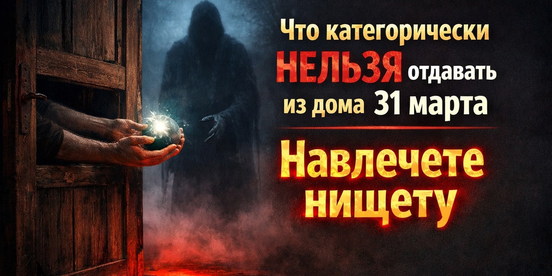 Что категорически нельзя отдавать из дома 31 марта. Навлечете нищету.