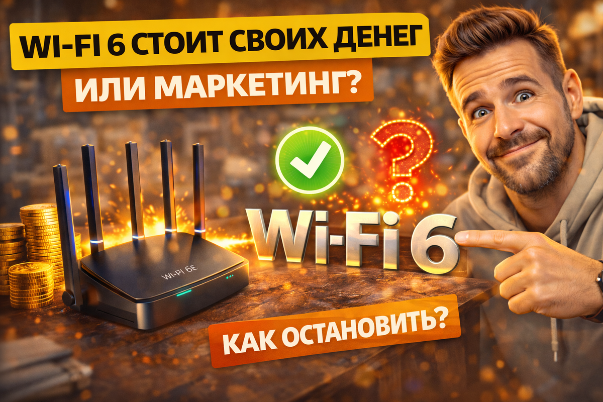 Wi-Fi 6: новая эра беспроводного интернета или просто маркетинг? Быстрее ли он на самом деле и стоит ли тратить деньги на обновление роутера прямо сейчас?