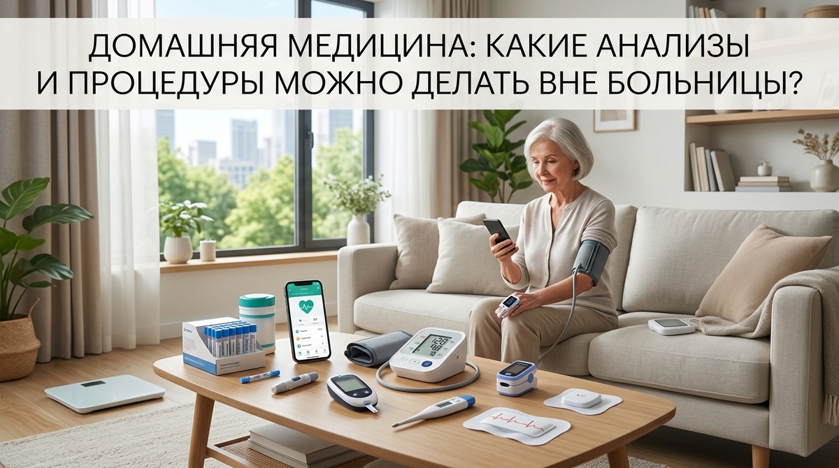 Медицина на дому в России 2026: какие анализы и процедуры уже можно не делать в больнице