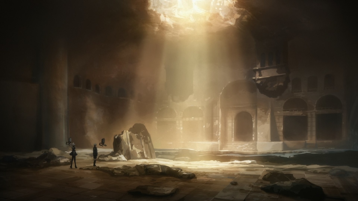 Пылинки в лучах света и вообще атмосфера