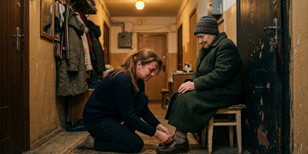 Мама попросила меня завязать ей шнурки. Я остолбенела – я помнила её руки другими