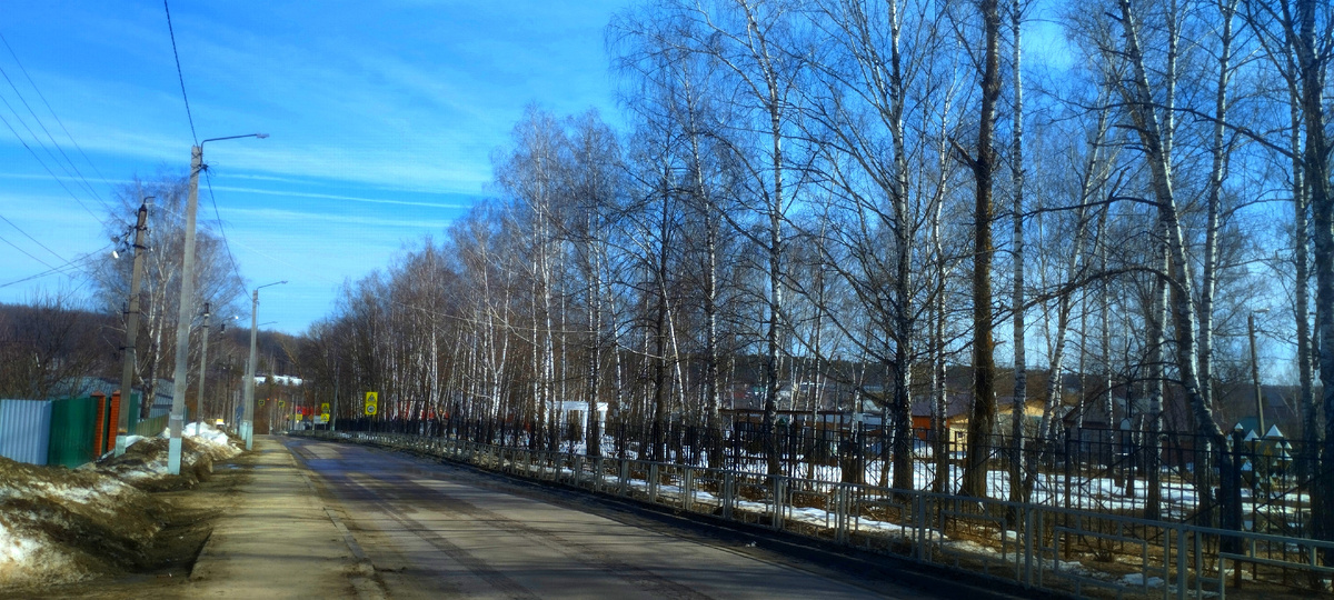 Небо сегодня было невероятное! Лазурь!