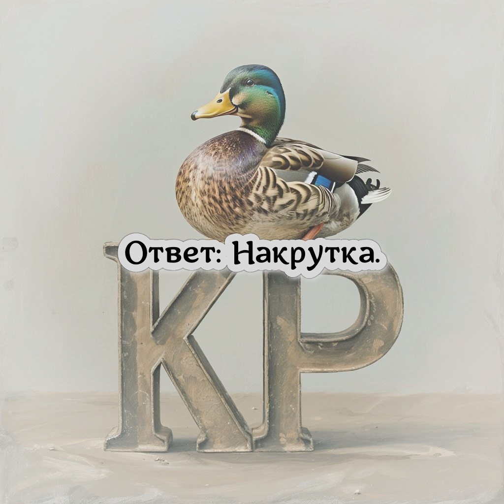 На КР утка