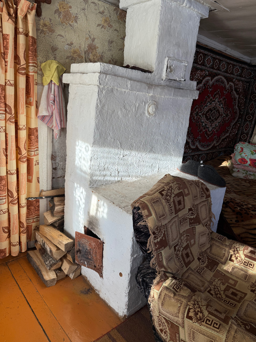 Маленькая деревенская печка