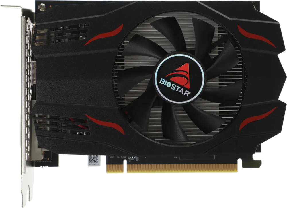 Новая моя видеокарта "Biostar AMD Radeon RX 550 VA5505RF41". Источник: https://www.citilink.ru/product/videokarta-biostar-pci-e-rx550-4gb-amd-rx550-4gb-128bit-gddr5-1100-600-2043409/
