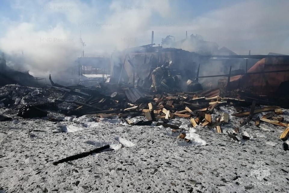    В результате пожара погиб человек. Фото: ГУ МЧС России по Свердловской области