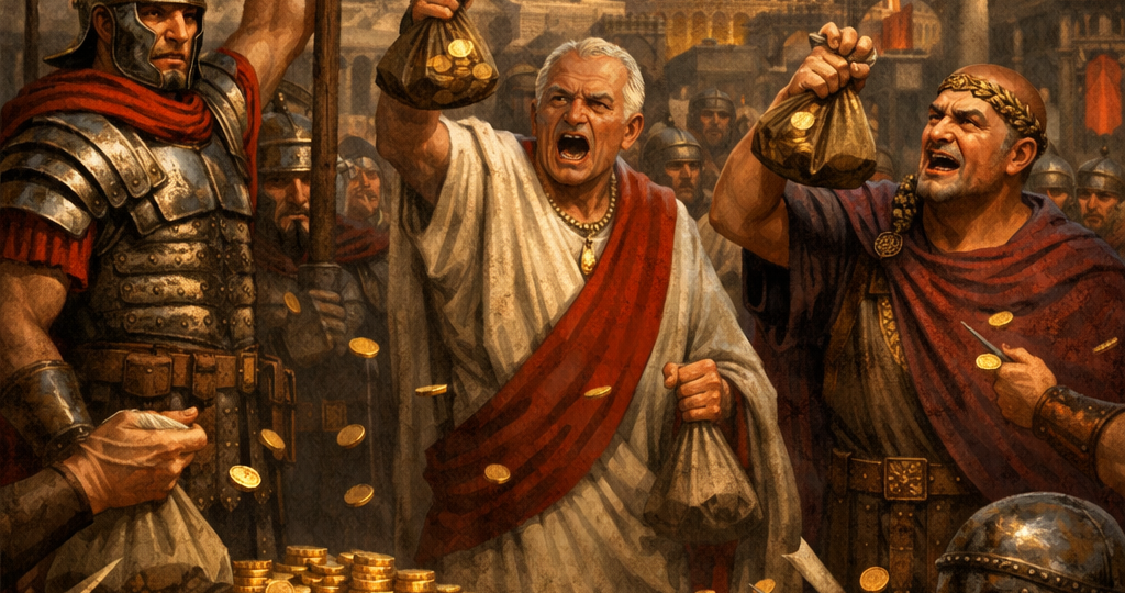 Империя на продажу: день, когда Рим выставили на аукцион