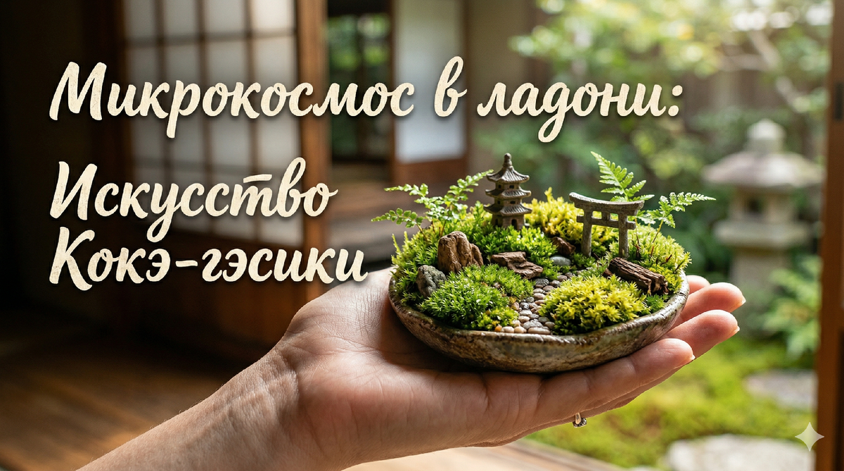 Микрокосмос в ладони: Искусство Кокэ-гэсики — как японцы превратили мох в философию