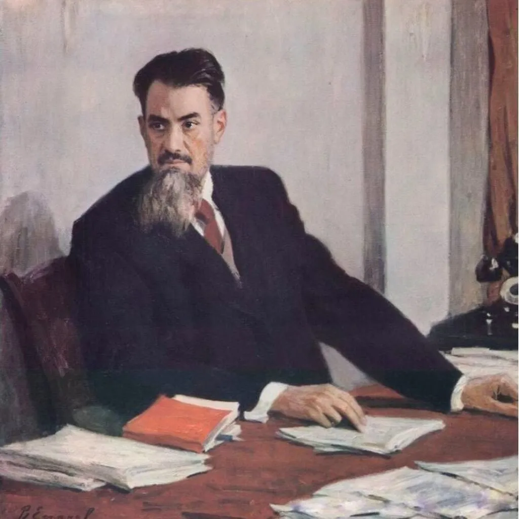 Советский физик Игорь Васильевич Курчатов (1903 - 1960) - "отец" советской ядерной бомбы. Являлся ближайшим помощником Л.П. Берии