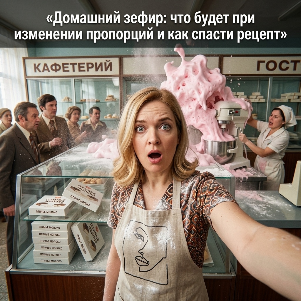    Как спасти домашний зефир при нарушении пропорций компонентов. admin