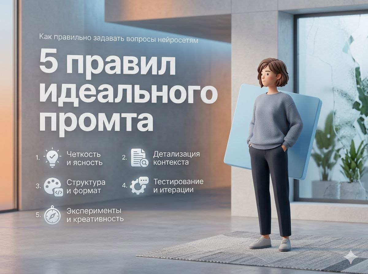 Правило №1: Чёткость и конкретика - ваш главный союзник.