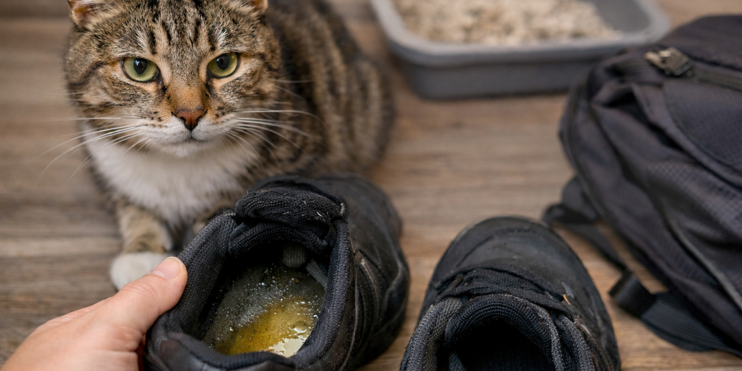 Кот писает в обувь: почему это вовсе не месть, а крик о помощи