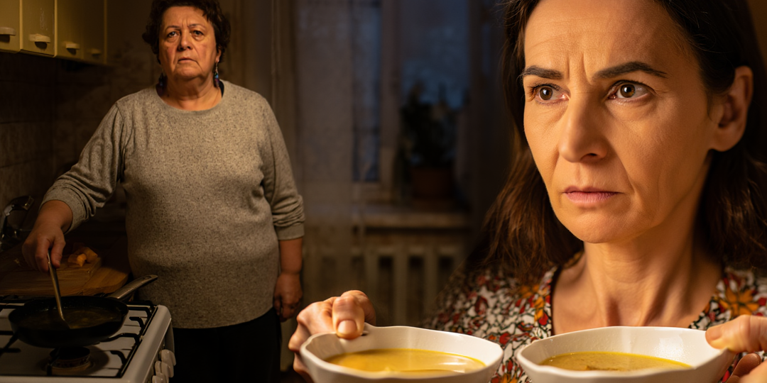 Я почувствовала странный запах от тарелки и незаметно отдала суп золовке. Когда приехала скорая, свекровь побледнела от моей фразы