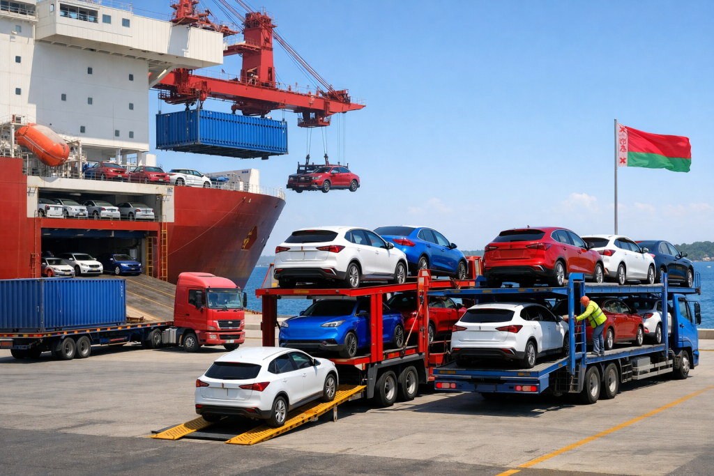   Сколько идет авто из Китая в Беларусь - подробный разбор