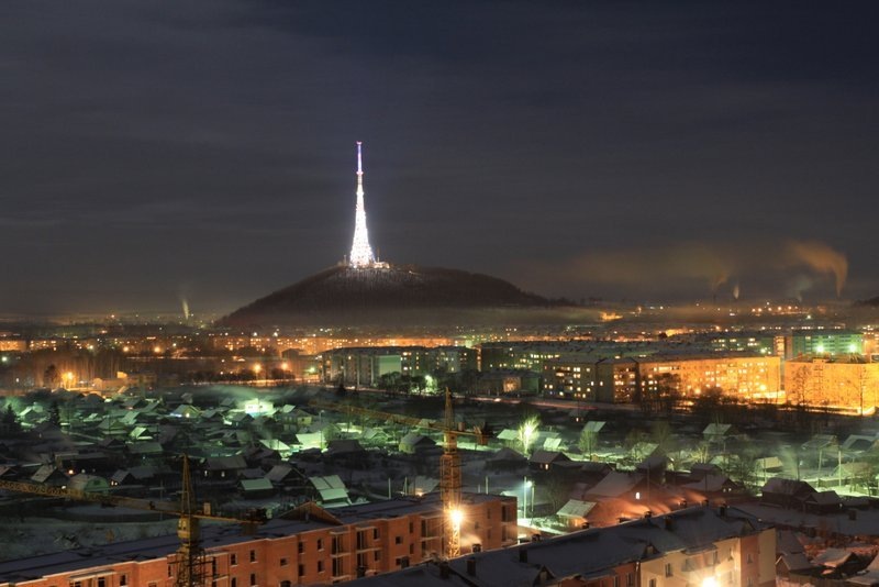 Биробиджан с высоты птичьего полета