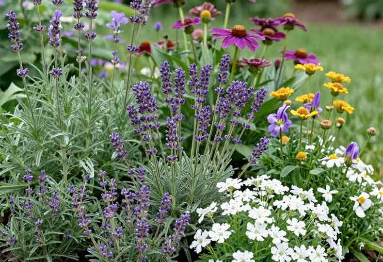 Как создать клумбу из целебных трав, которая цветет все лето