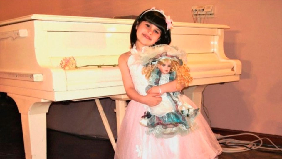 Диана Анкудинова в детстве