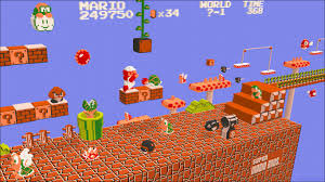 Одна из первых видеоигр в истории - Super Mario Bros. 1985!
