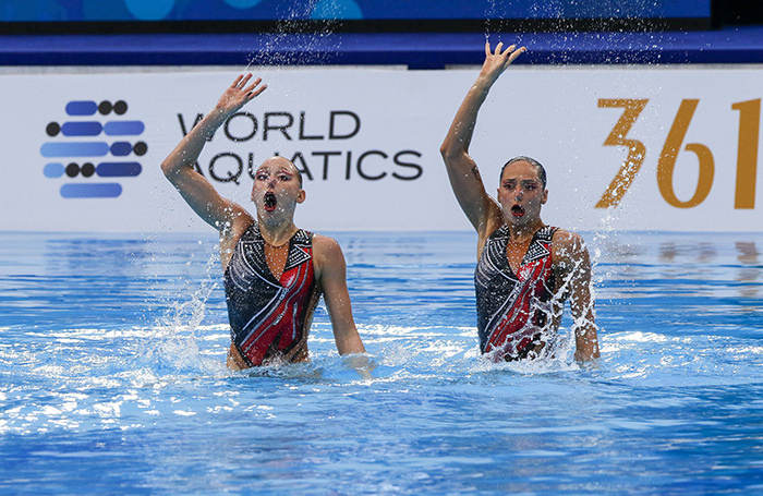    Майя Дорошко и Александра Шмидт.STR/EPA/TASS