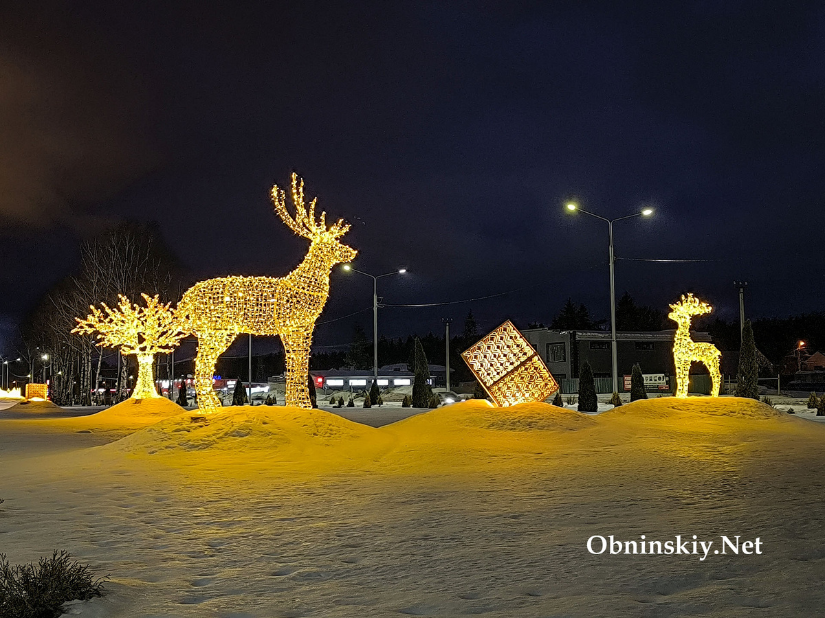 Светящиеся инсталляции в Балабаново
