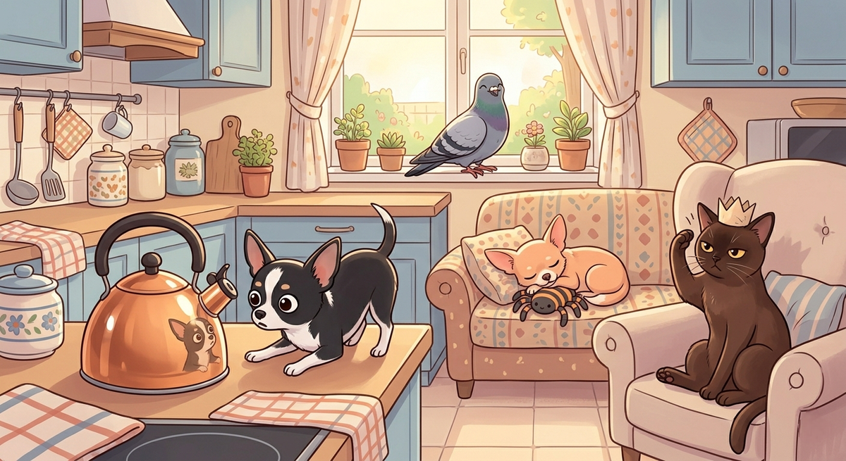 Моисей наблюдает за первоапрельскими розыгрышами и делает вывод: люди думают, что шутят, а на самом деле просто надевают маски. А хвостики никогда не врут. И в этом их главная мудрость. Читайте в блоге «Жизнь с лапками» 🕊️😄