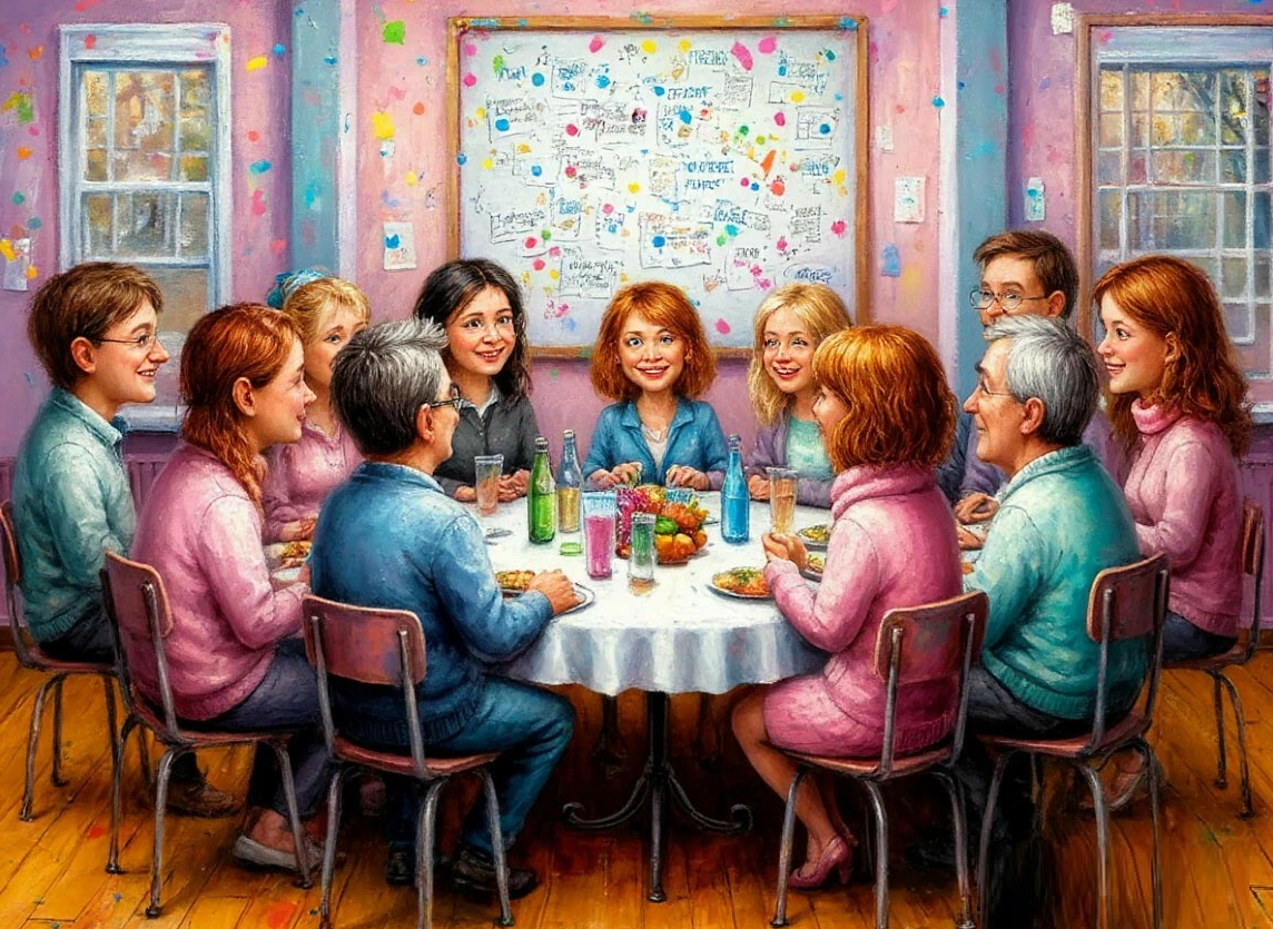 Встреча взрослых одноклассников