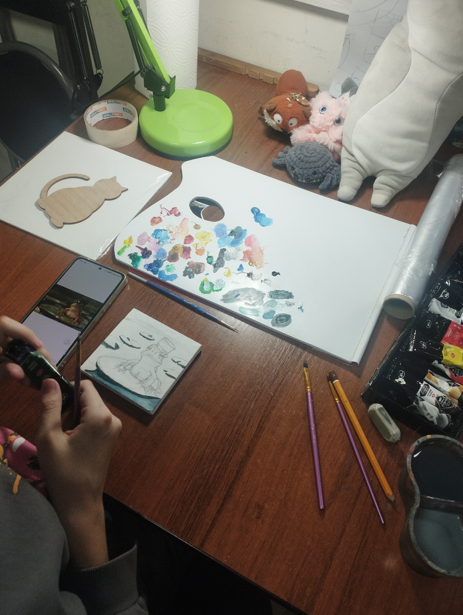 Иногда и с телефона красоту рисуем :)