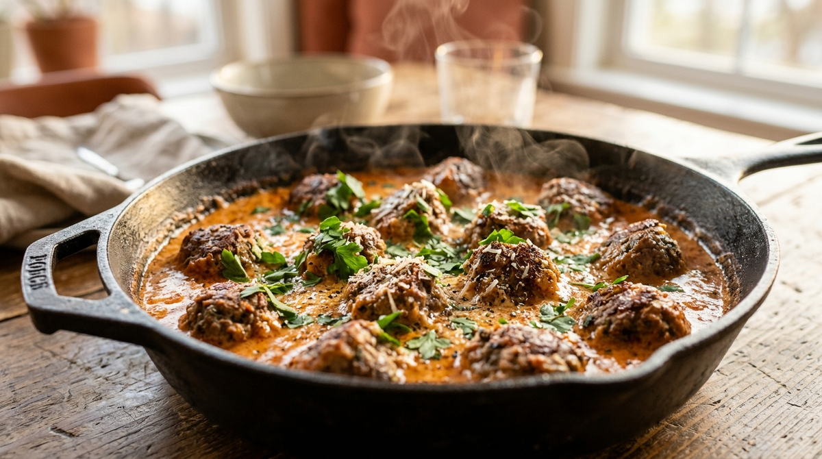 Тефтели в томатном соусе — рецепт свекрови, который я улучшила одной добавкой