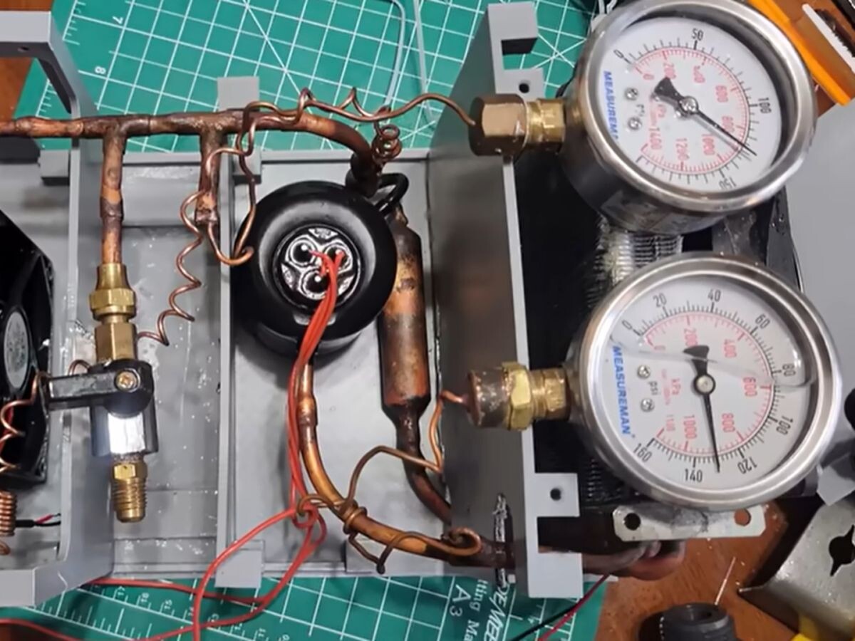    Энтузиаст сделал кондиционер на солнечной энергии