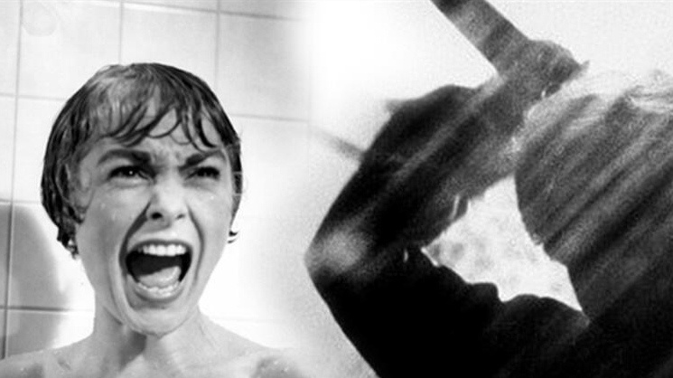     Нападение маньяка. Цитата из фильма «Психо», реж. Альфред Хичкок, 1960 г., США