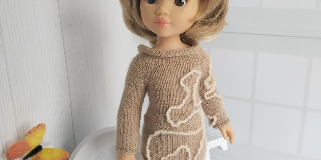 Платье для куклы Паола Рейна