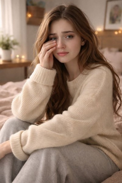 Плачет девушка, отключили Телеграмм