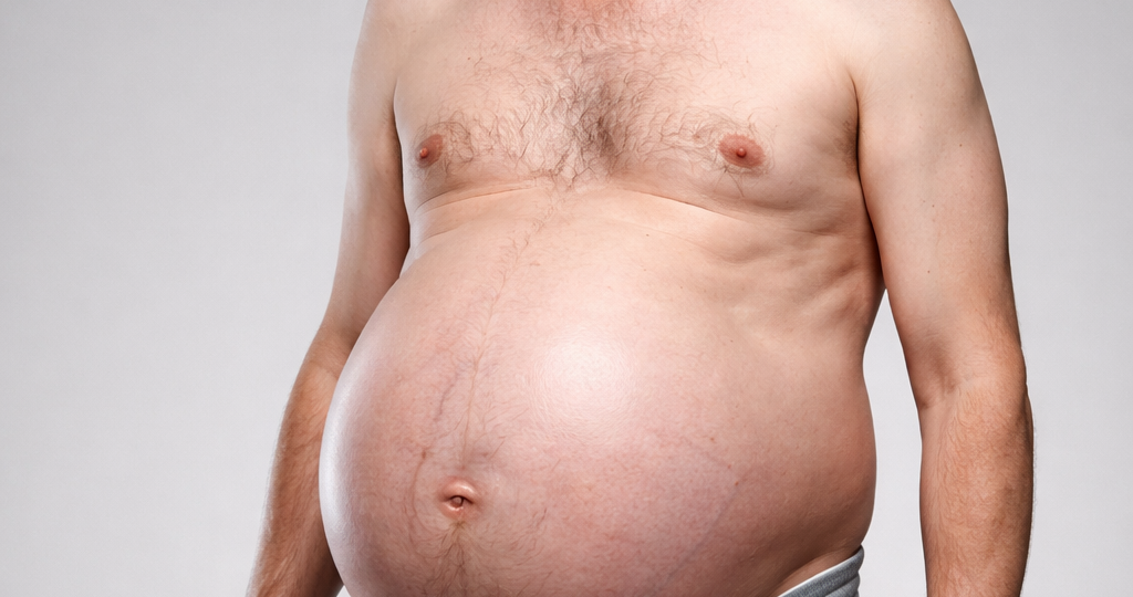 Почему у тех кто много пьет алкоголя живот надувается как у беременных? Цирроз печени.