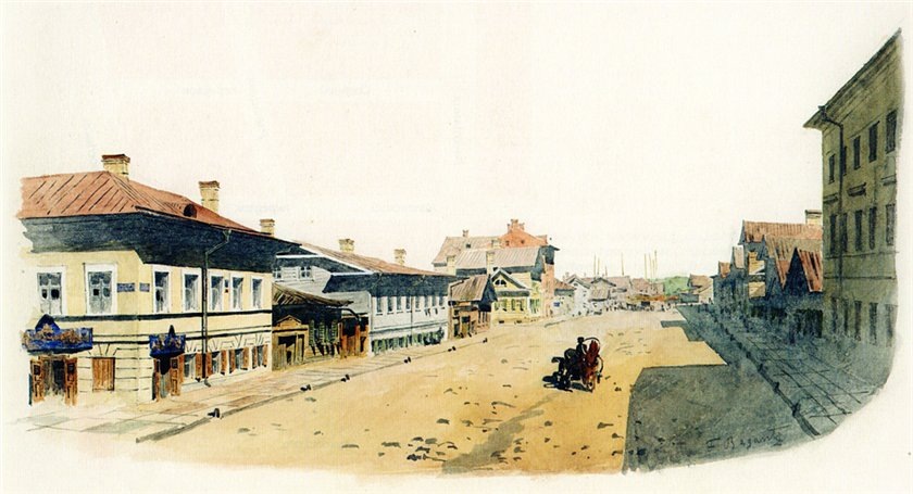 Петербург в акварелях Ф. Ф. Баганца 1860-1862 г.г.
