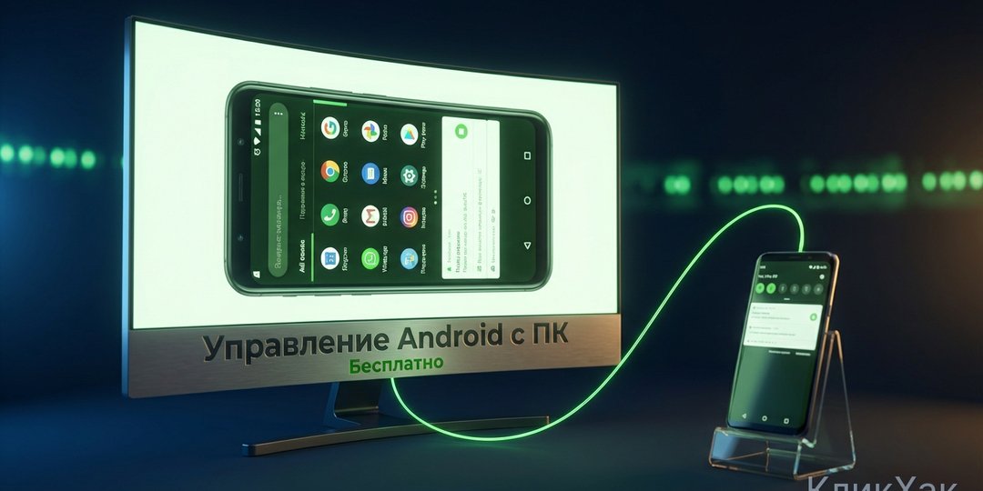 Управляйте Android с компьютера мышкой: Escrcpy бесплатно