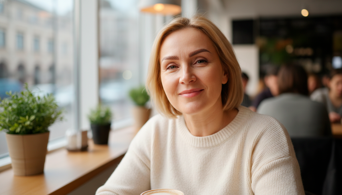 Нина, 56 лет. Первый перманент ушёл в синеву, второй - идеальный