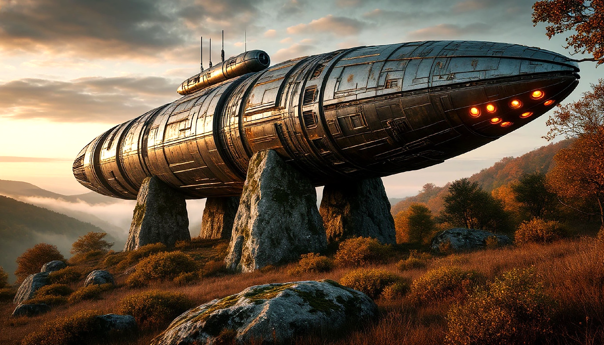 Лодка железных людей приземлилась на каменные плиты.