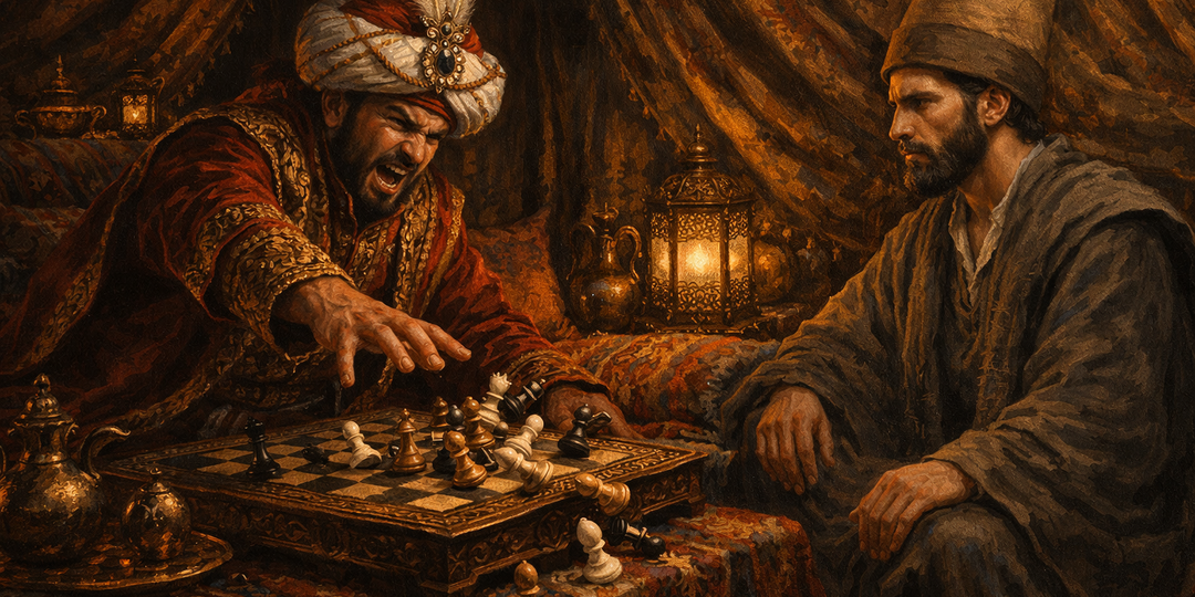 Пощечина, шахматы и гениальный стих Султана Селима