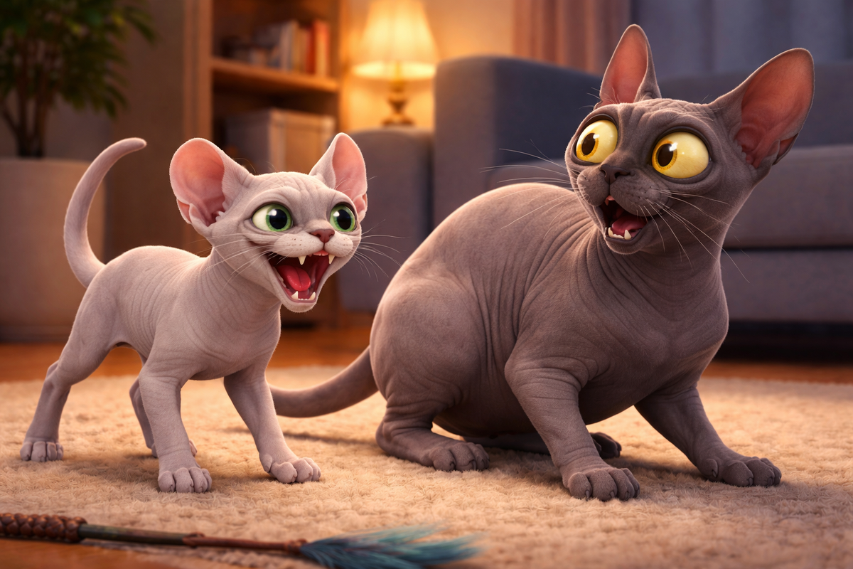 Изображение создано ИИ для канала Kote4com: всё о сфинксах