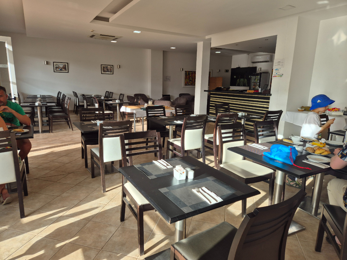 на завтраке с утра никого почти нет