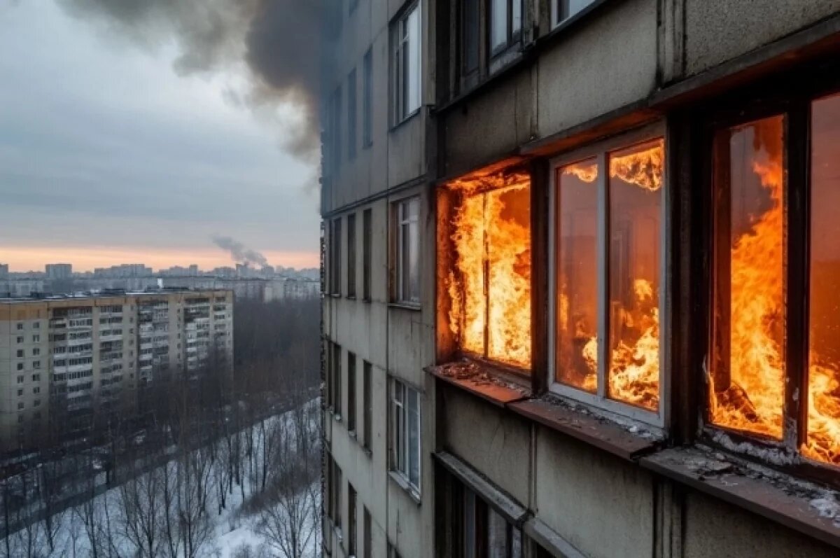    Названа причина пожара в квартире, где погиб житель Петропавловска