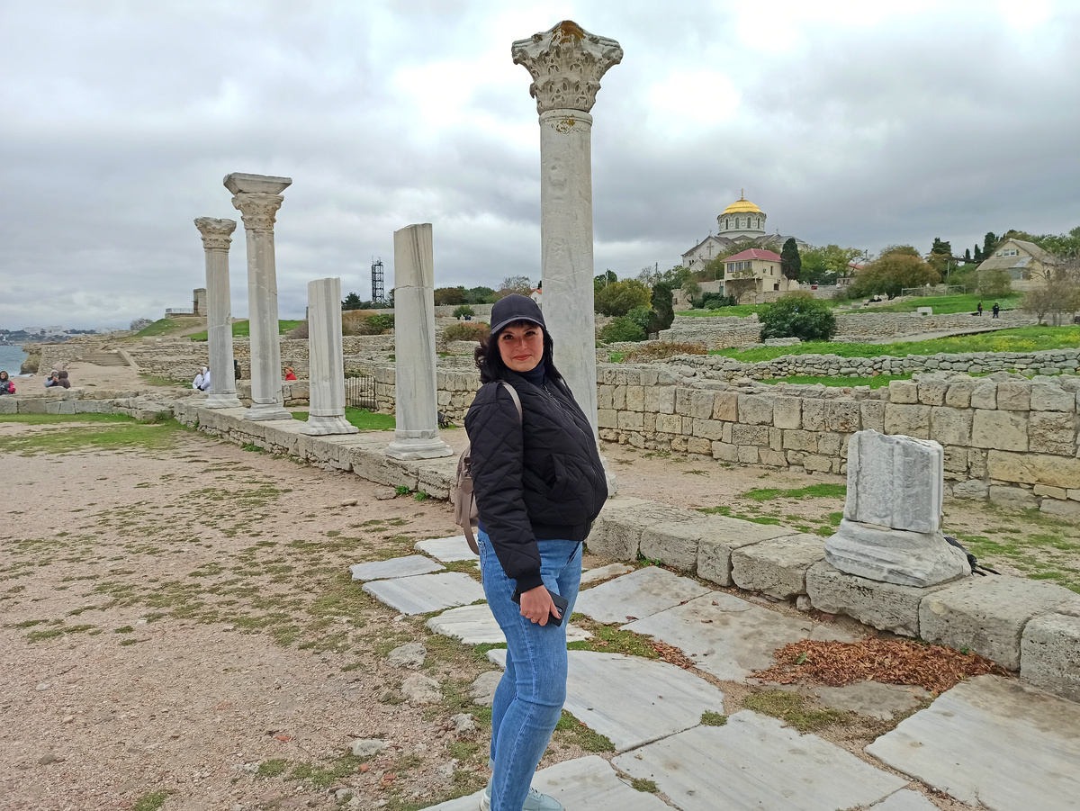 Я в древнем Херсонесе. 