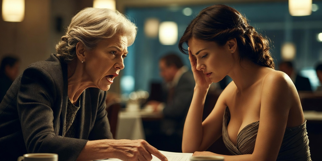 «Эта квартира куплена для Димы, не для тебя» — сказала свекровь в кафе и предложила подписать договор