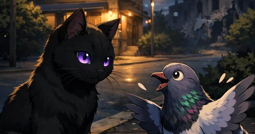 Кошачье сердце.