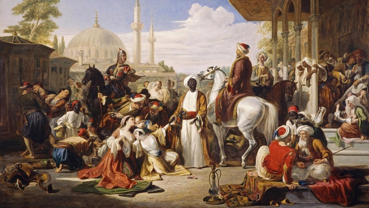    Невольничий рынок (картина Вильяма Аллана).