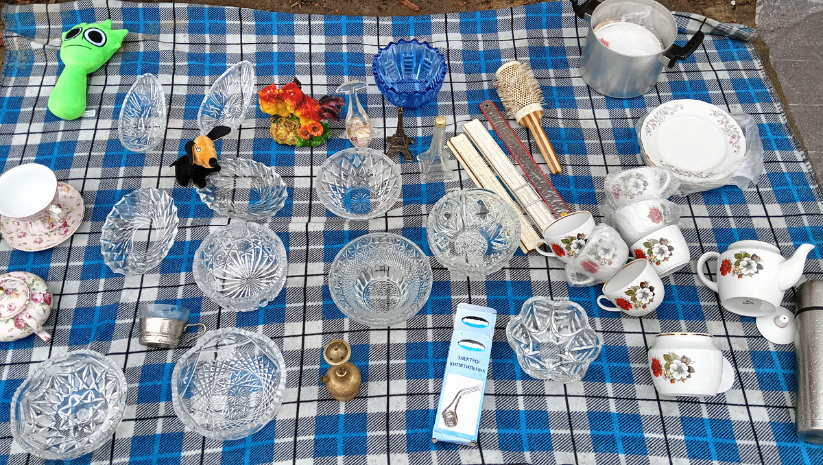 Отправляемся на барахолку. Фото автора 