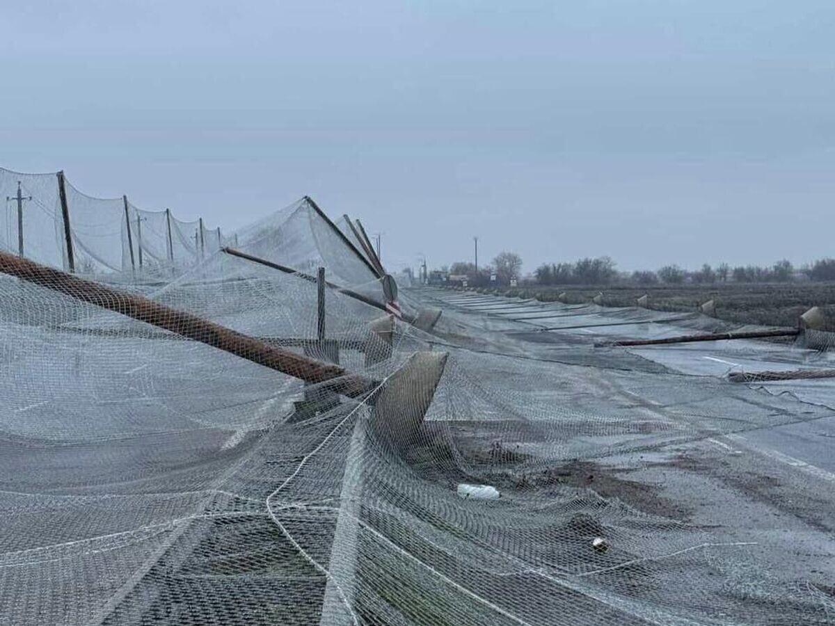    Антидроновый коридор ВСУ обрушился на трассе Николаев - Херсон | © Фото : соцсети