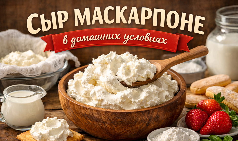 Маскарпоне в домашних условиях рецепт