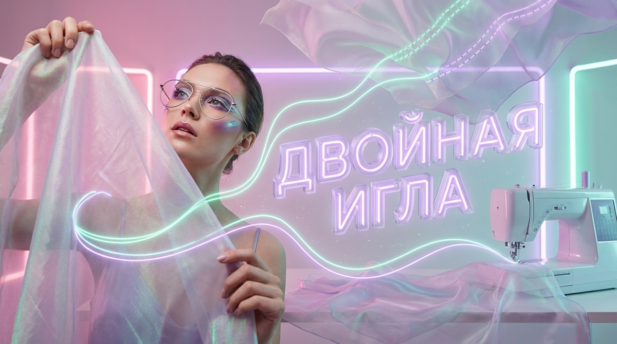    Правильно установленная двойная игла помогает создавать ровные и аккуратные параллельные строчки. LebedevAV